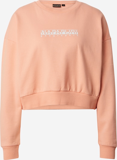 NAPAPIJRI Sweatshirt in Apricot / White, Item view
