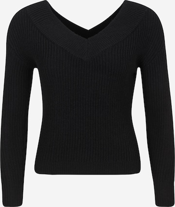 Only Petite Sweater in Black: front