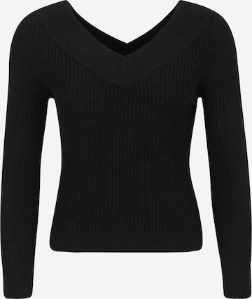 Only Petite Pullover i sort: forside