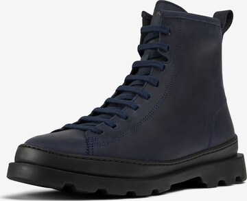 CAMPER Lace-Up Ankle Boots 'Brutus' in Blue: front