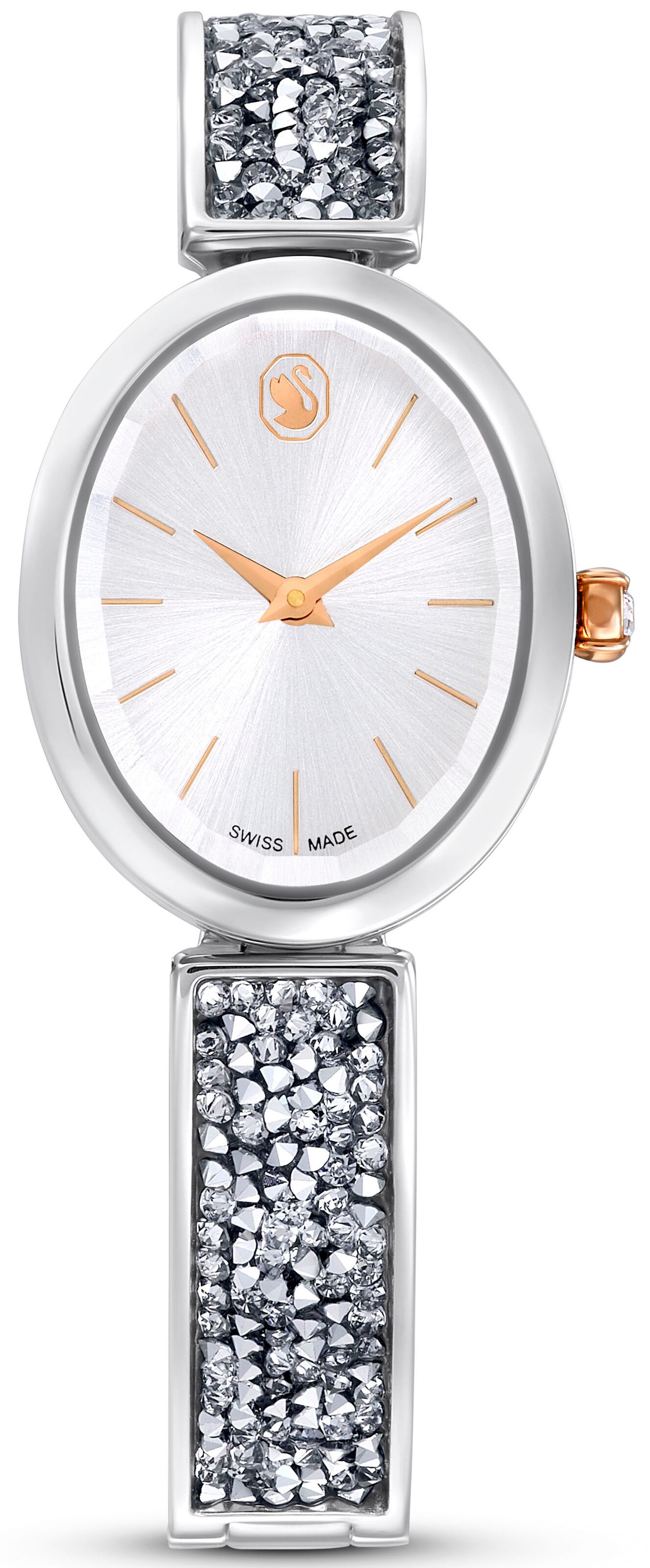 Swarovski Analog Watch in Silver: front