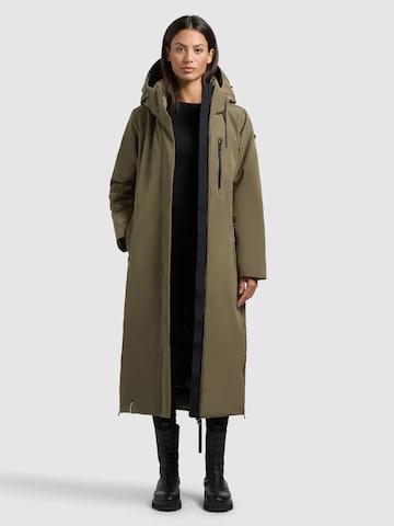 khujo Winter Coat 'LOFI3' in Green