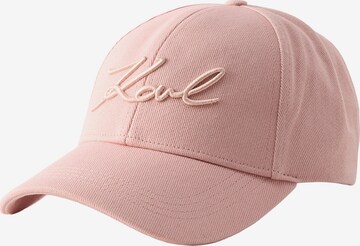Karl Lagerfeld Cap in Pink: Vorderseite