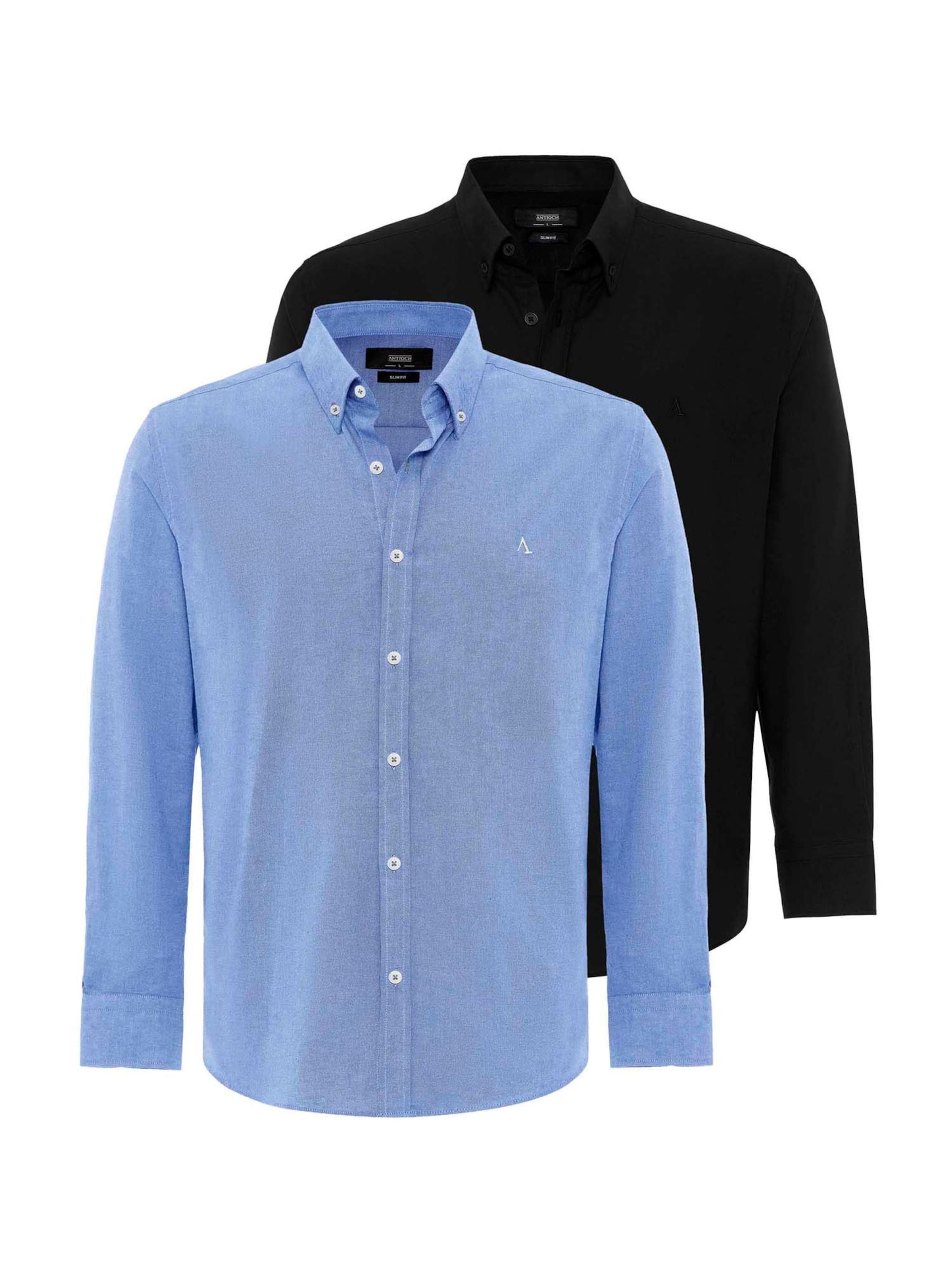 Antioch Tavaline suurus Triiksärk, värv sinine: eest vaates