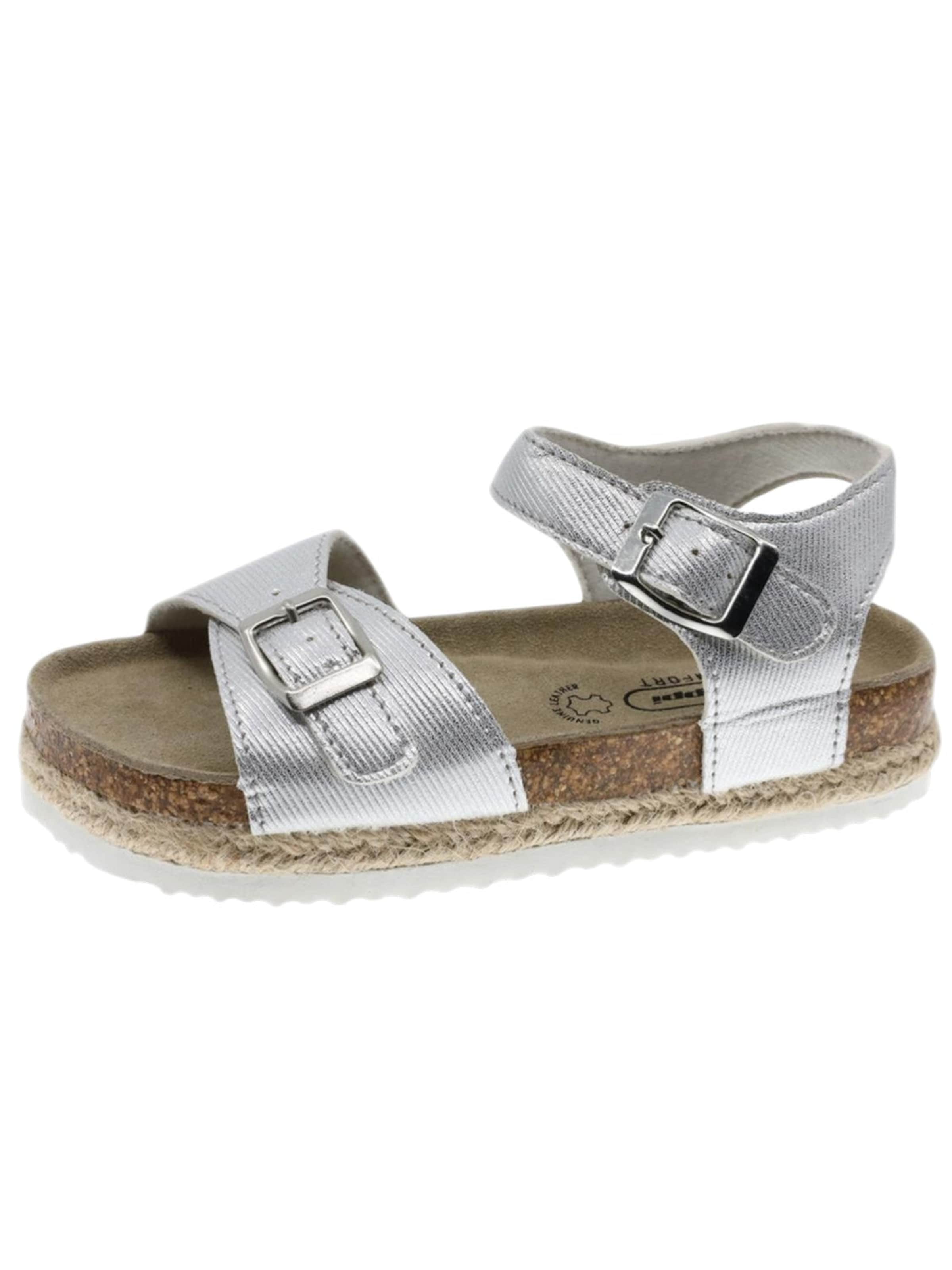 Beppi Sandalen 'Casual Sandal' in Zilver: voorkant