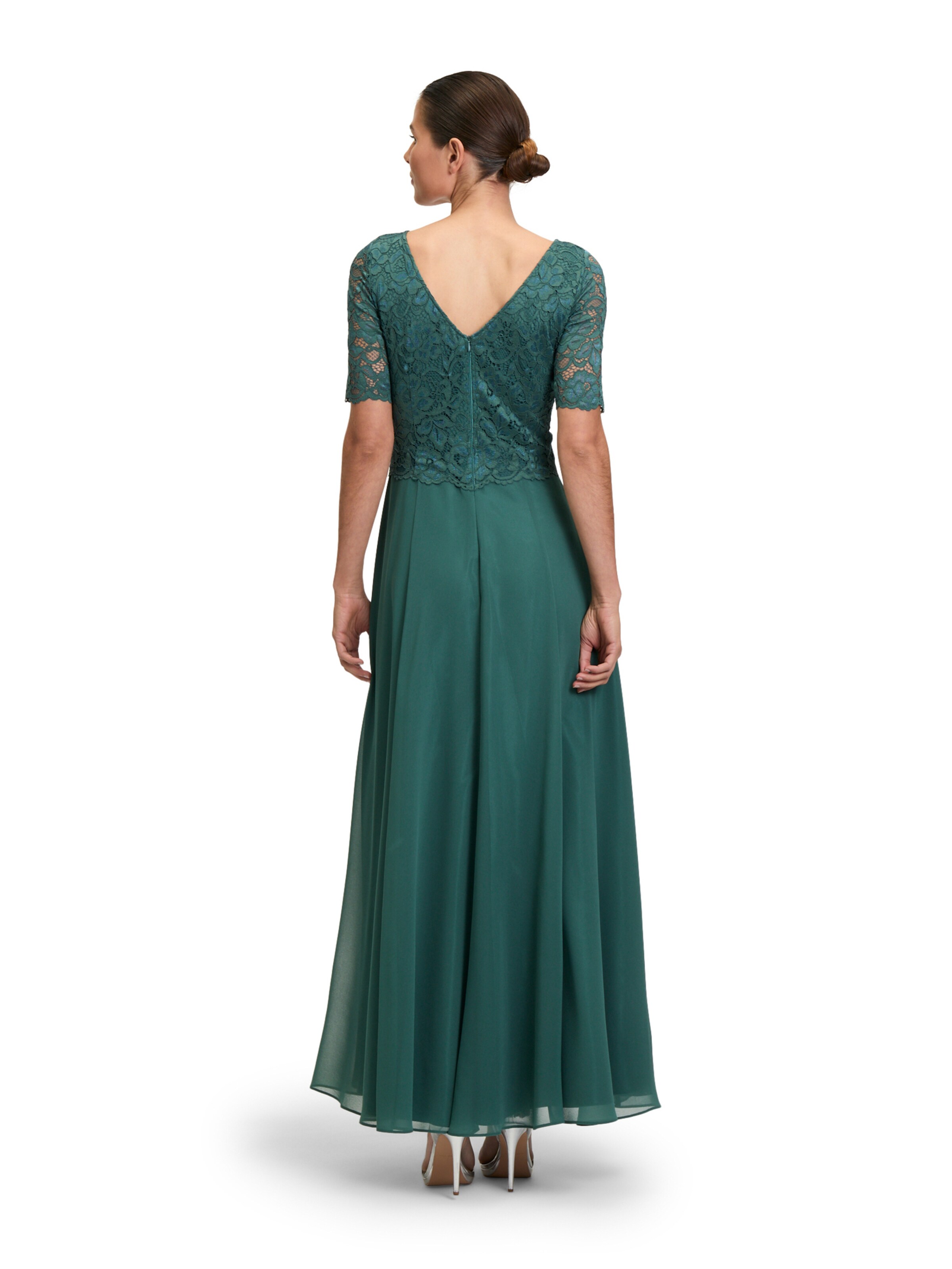 Robe de soirée Vera Mont en vert