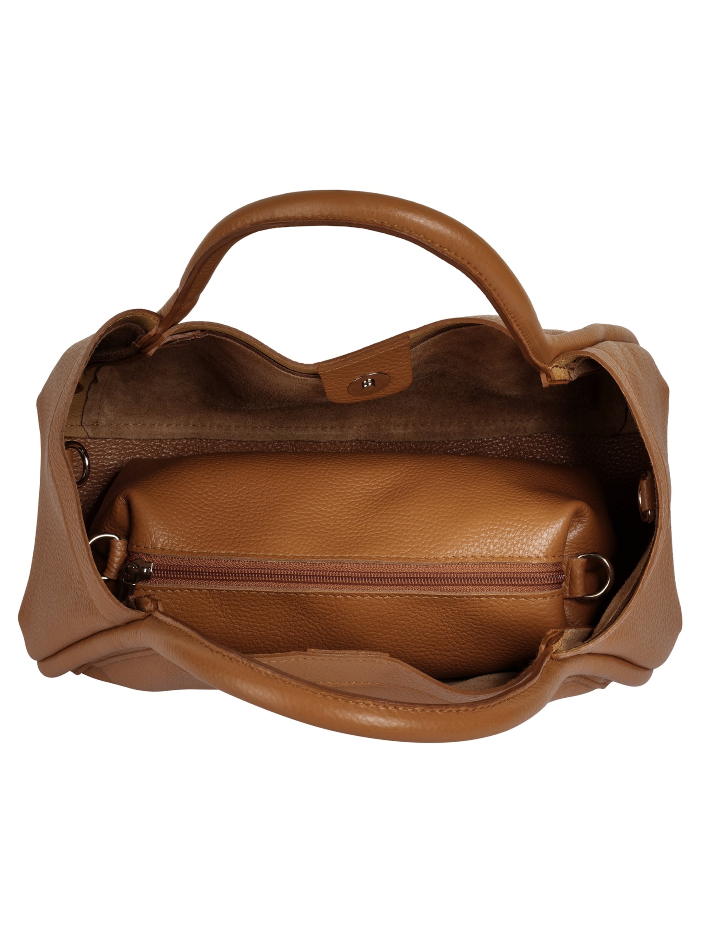 Cluty Handbag '2 IN 1' in Brown