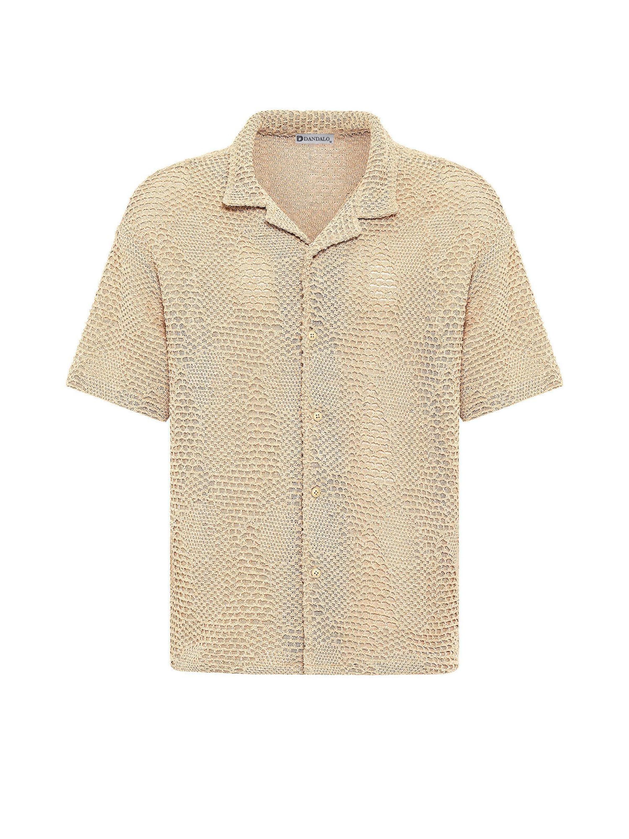 Dandalo Regular fit Srajca | bež barva: sprednja stran