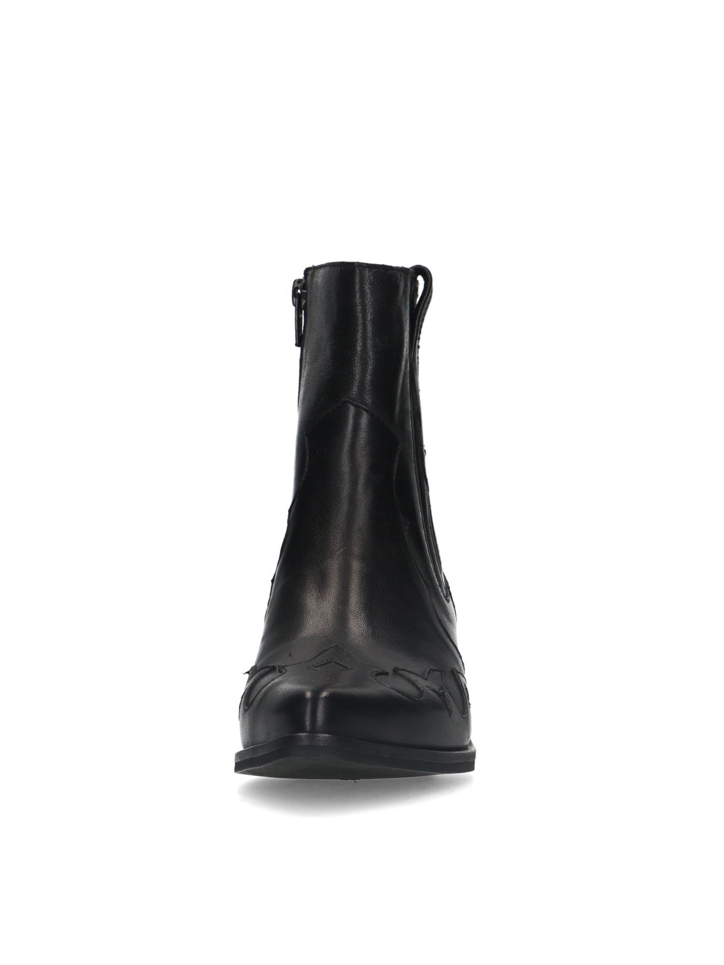 MANFIELD Cowboy Boots in Black