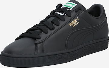 Sneaker low 'Basket Classic XXI' de la PUMA pe negru: față