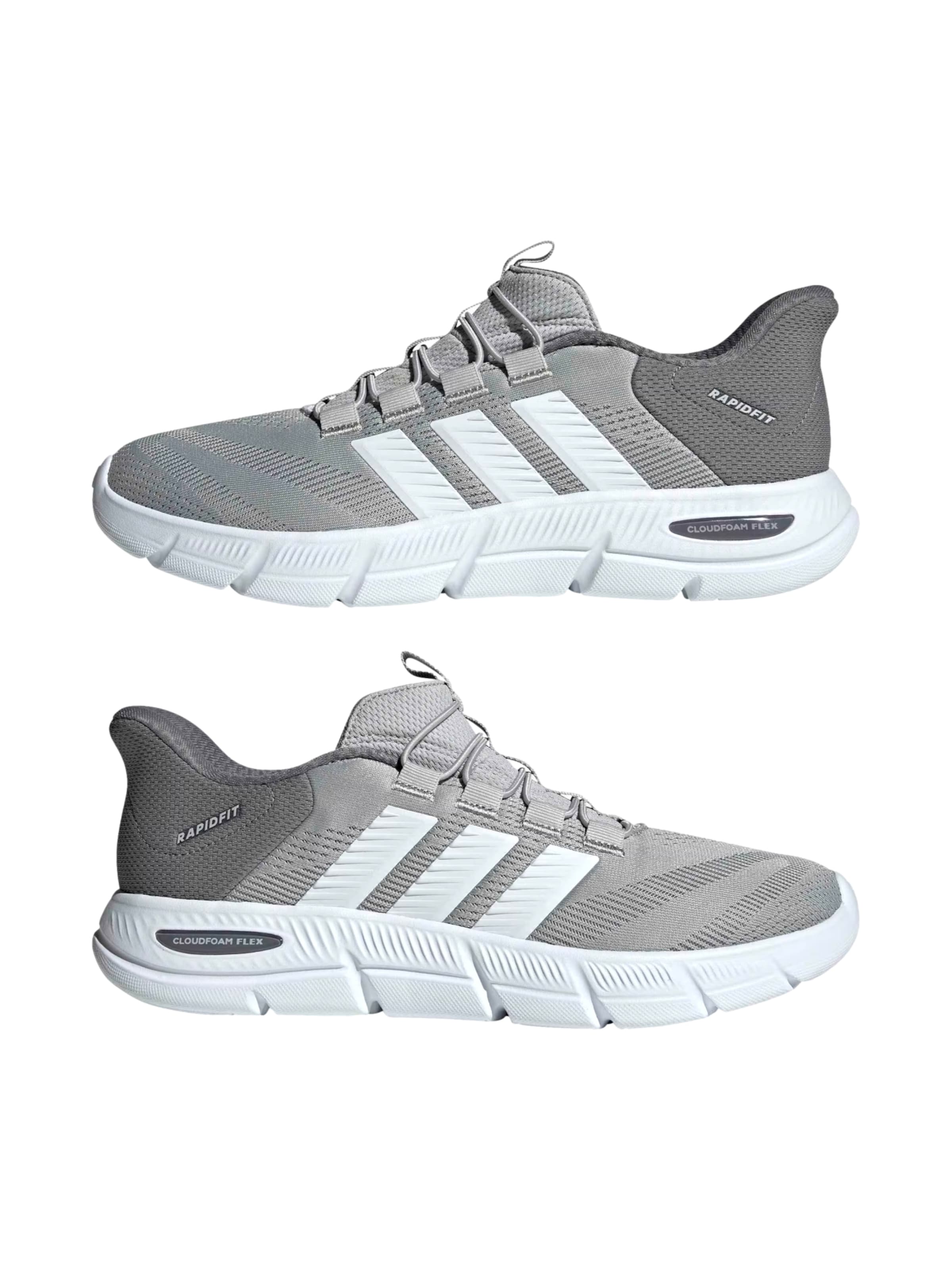 ADIDAS SPORTSWEAR Tenisky 'CLOUDFOAM FLEX - RAPIDFIT' – šedá