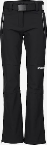 Regular Pantalon fonctionnel 'Galena' Fundango en noir : devant