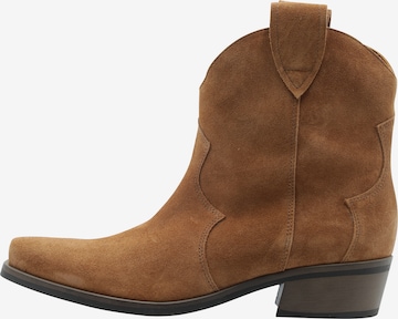 usha FESTIVAL Ankle Boots in Brown: front