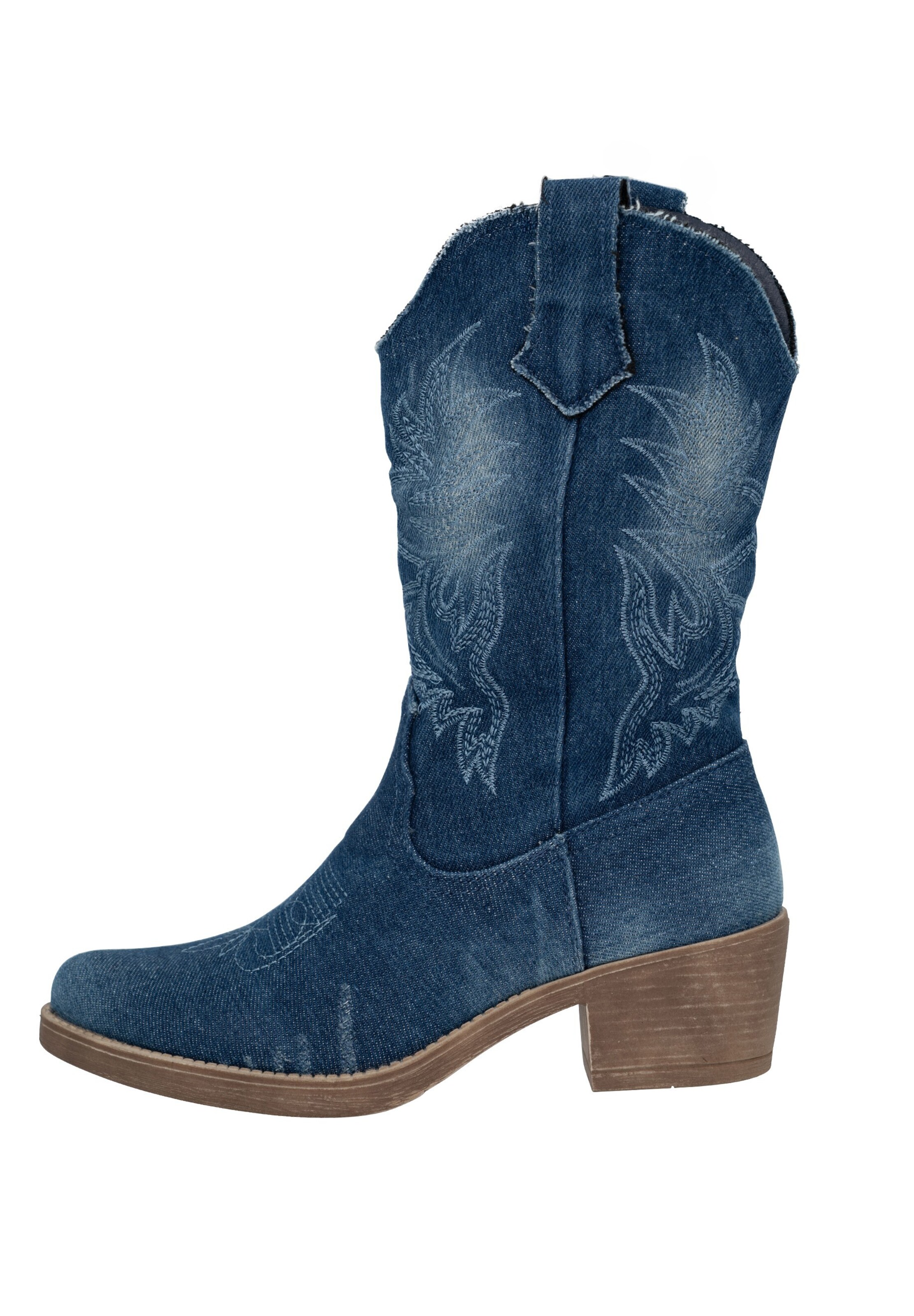 Stivale da cowboy di Salinyang in blu