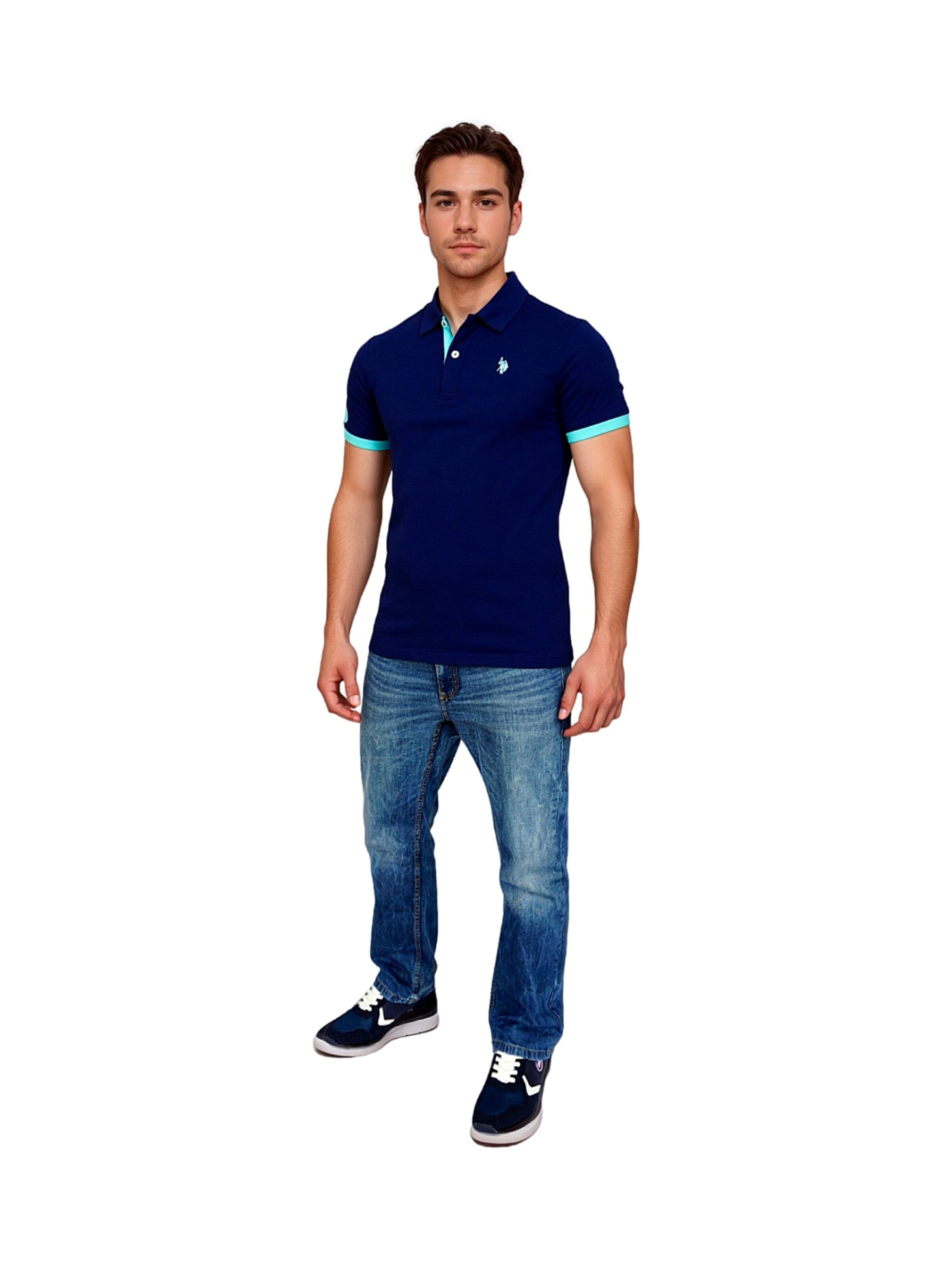 T-Shirt 'Big DBH no 3' U.S. POLO ASSN. en bleu
