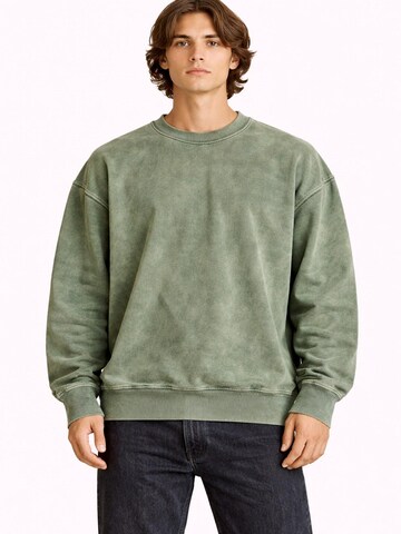 A Question Of (AQO) Sweatshirt 'Acid' in Green: front