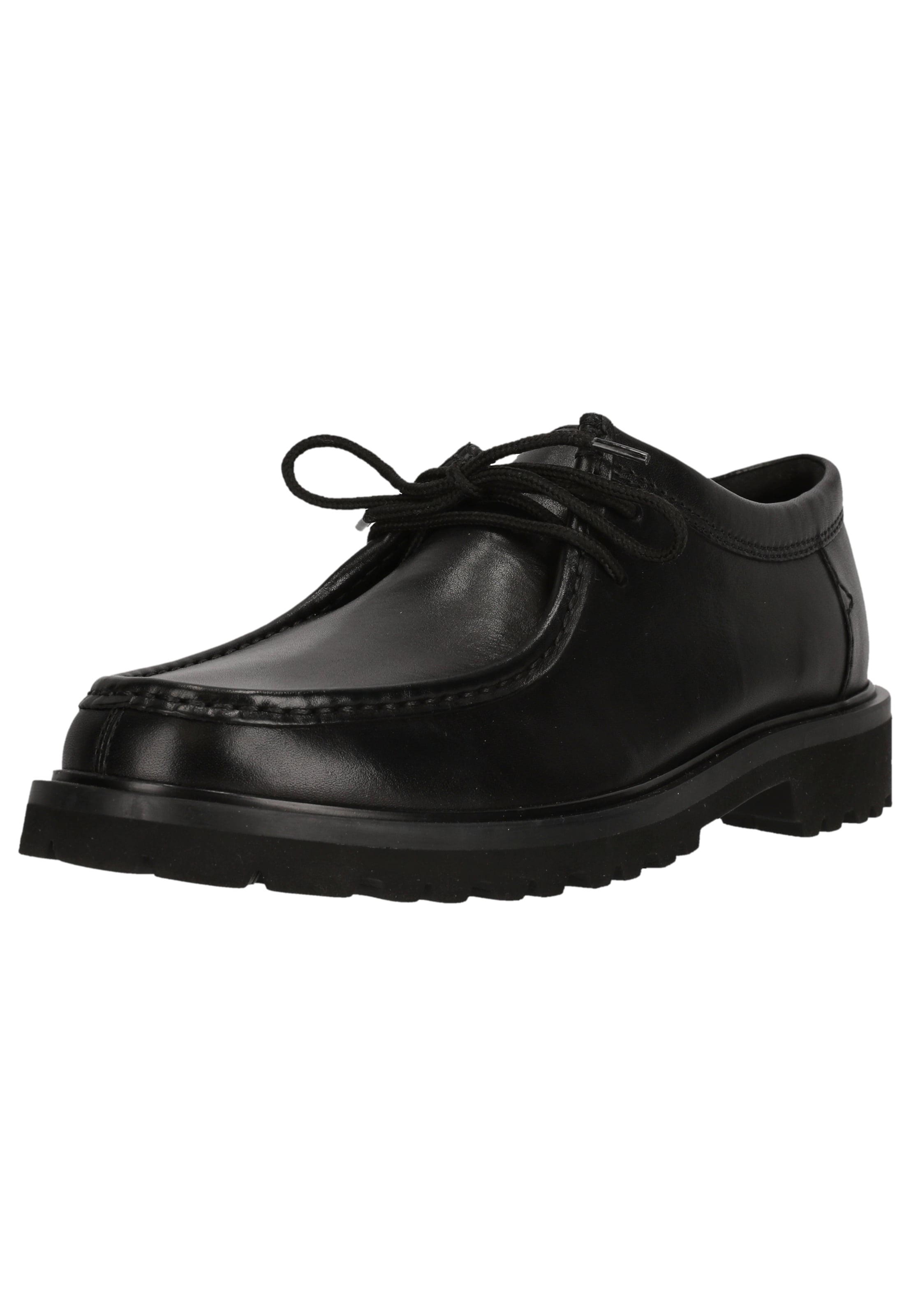 CLARKS Schnürschuhe 'Berwick Seam' in Schwarz: Vorderseite