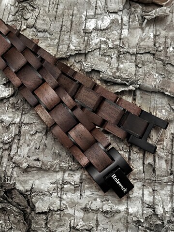 Holzwerk Bracelet 'NEBELSEE' in Brown