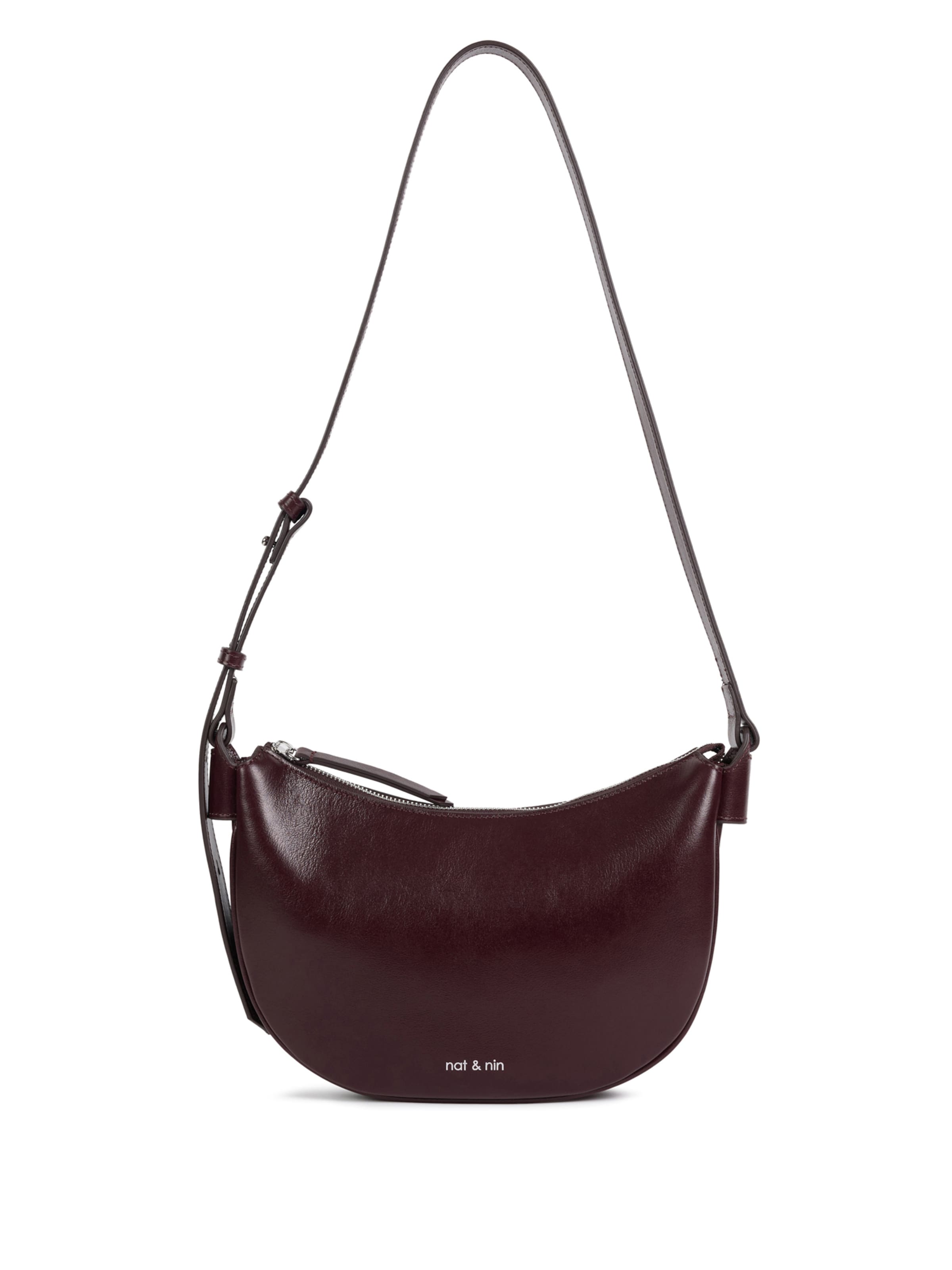 Sac à bandoulière 'Lune' Nat&Nin en violet : devant