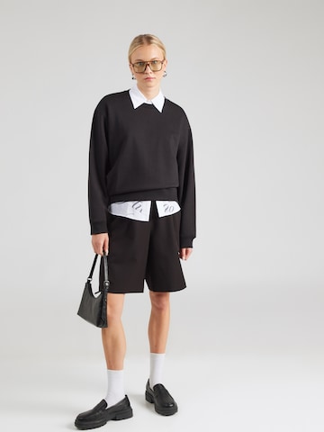 HUGO Sweatshirt i svart