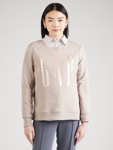 Sweat-shirt GAP en beige : devant
