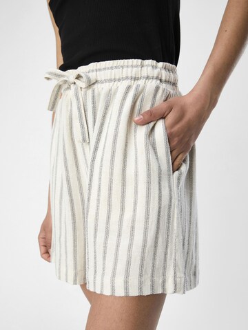 OBJECT Regular Pants 'SANNE' in White