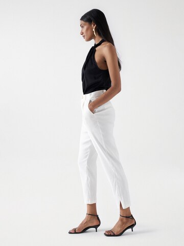 Salsa Jeans Slimfit Chinohose 'Slim' in Weiß