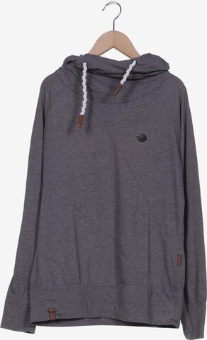 naketano Sweatshirt & Zip-Up Hoodie in XL in Grey: front