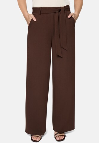 Wide Leg Pantalon zero en marron : devant