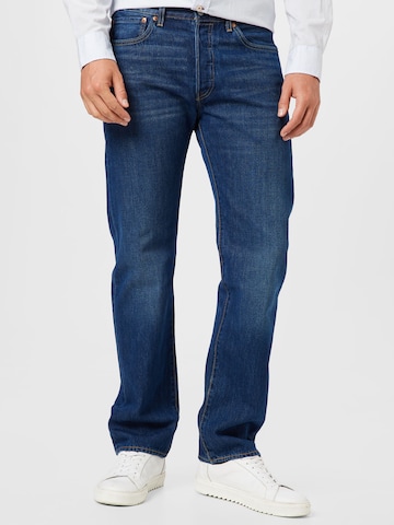 LEVI'S Jeans '501 ORIGINAL FIT' in Blauw: voorkant