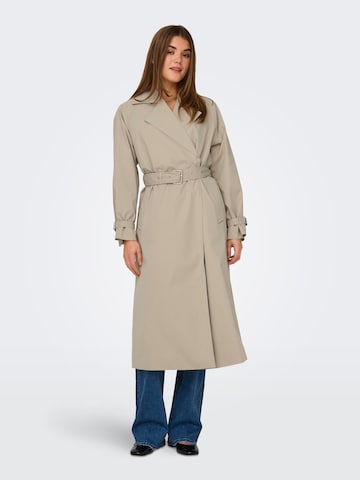 ONLY Between-Seasons Coat 'APRIL' in Grey: front