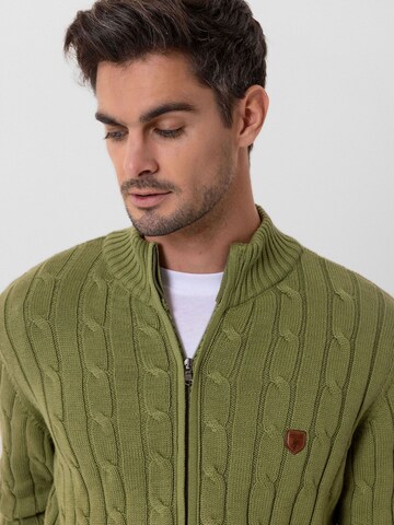 Jacey Quinn Knit cardigan 'Faber' in Green
