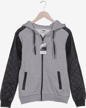 Urban Classics Sweatshirt & Zip-Up Hoodie in M in Grey: front