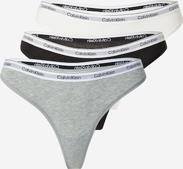 Calvin Klein Thong in Mixed colors: front