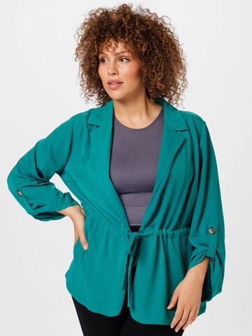 ONLY Carmakoma Between-Season Jacket in Green: front