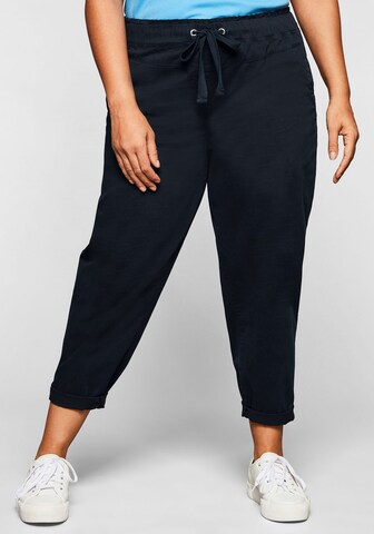 SHEEGO Regular Pants in Blue: front