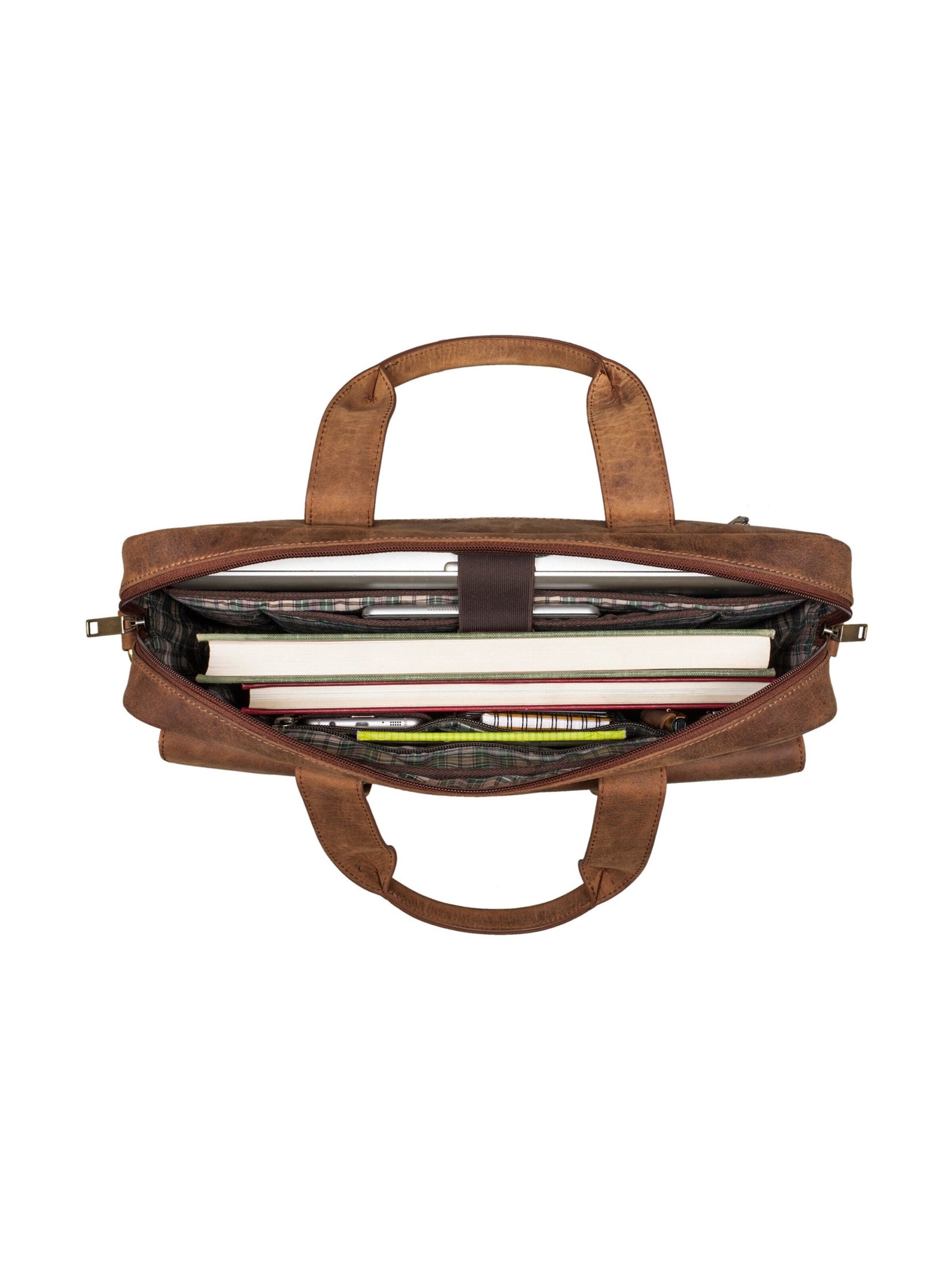 Benthill Briefcase in Brown