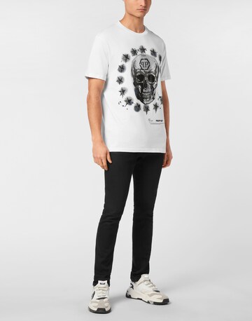 T-Shirt Philipp Plein en blanc
