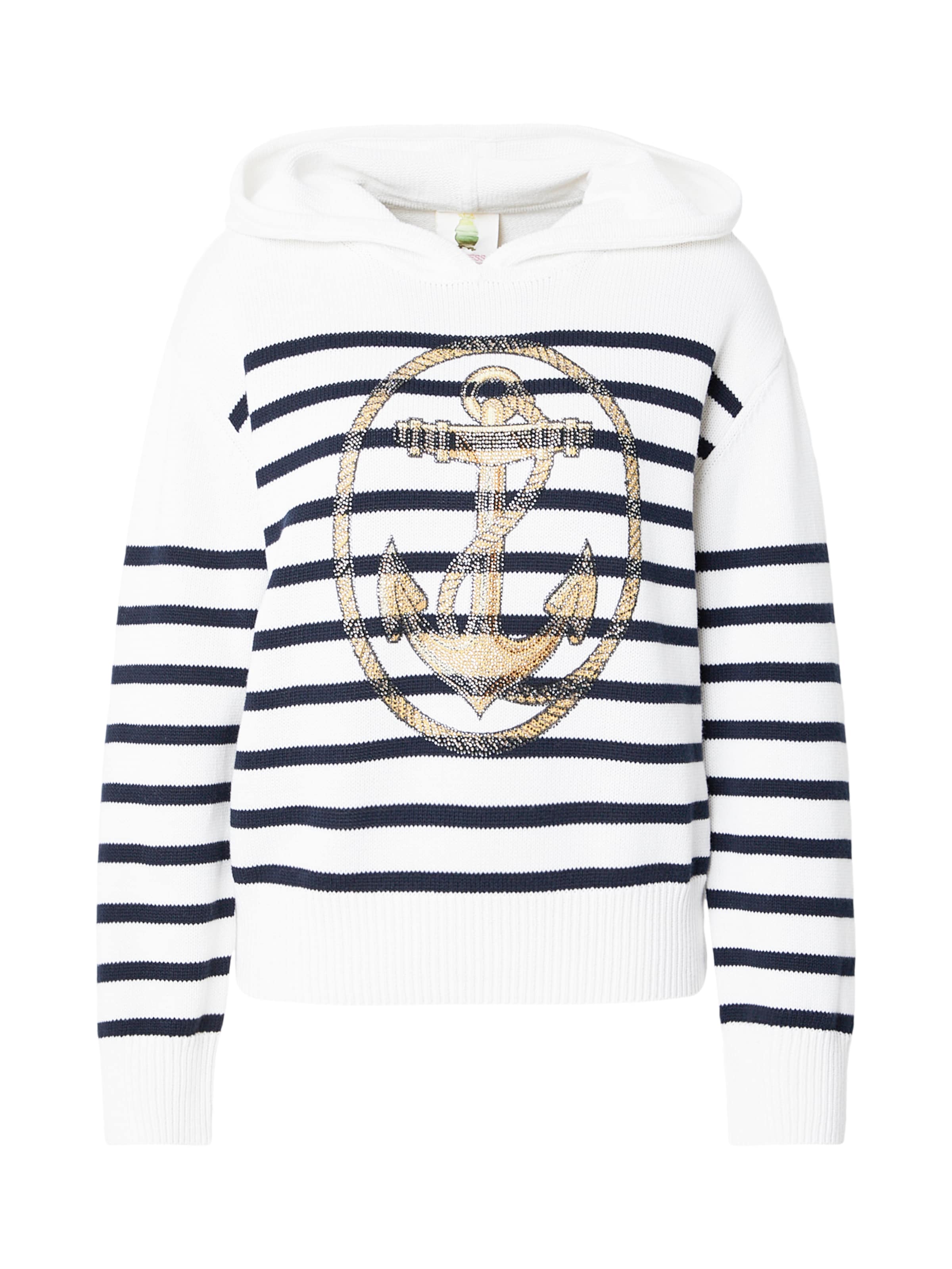 balts PRINCESS GOES HOLLYWOOD Džemperis 'Anchor': no priekšpuses