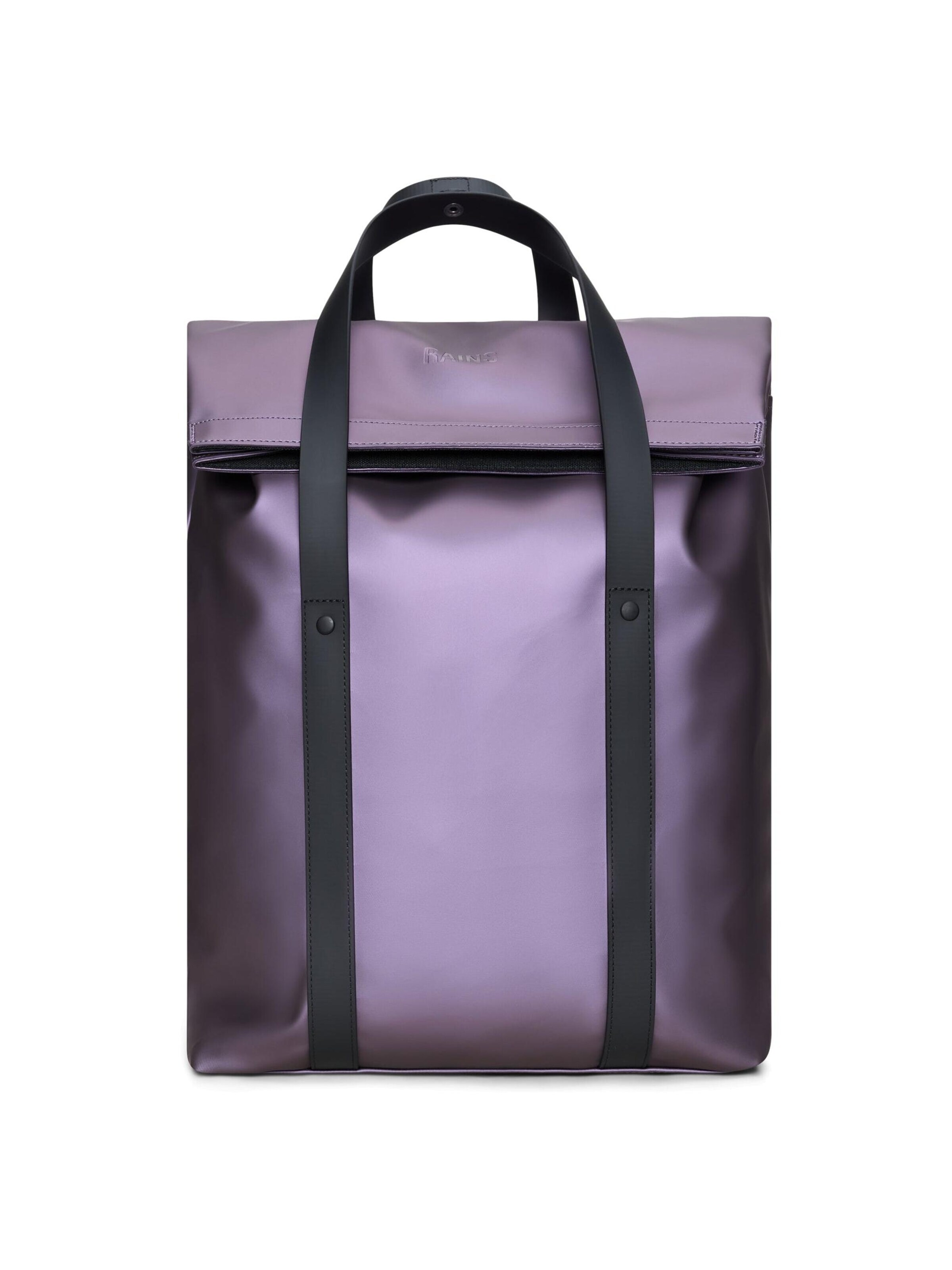RAINS Backpack '2 Way' in Purple: front