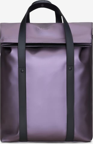 RAINS Backpack '2 Way' in Purple: front