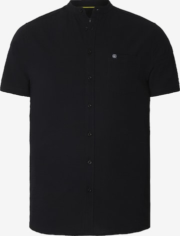 Jan Vanderstorm Comfort fit Button Up Shirt 'Albart' in Black: front