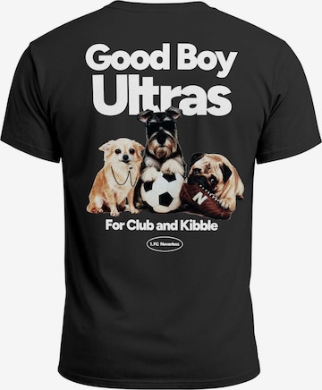 Neverless Shirt 'Good Boy Ultras' in Black: front