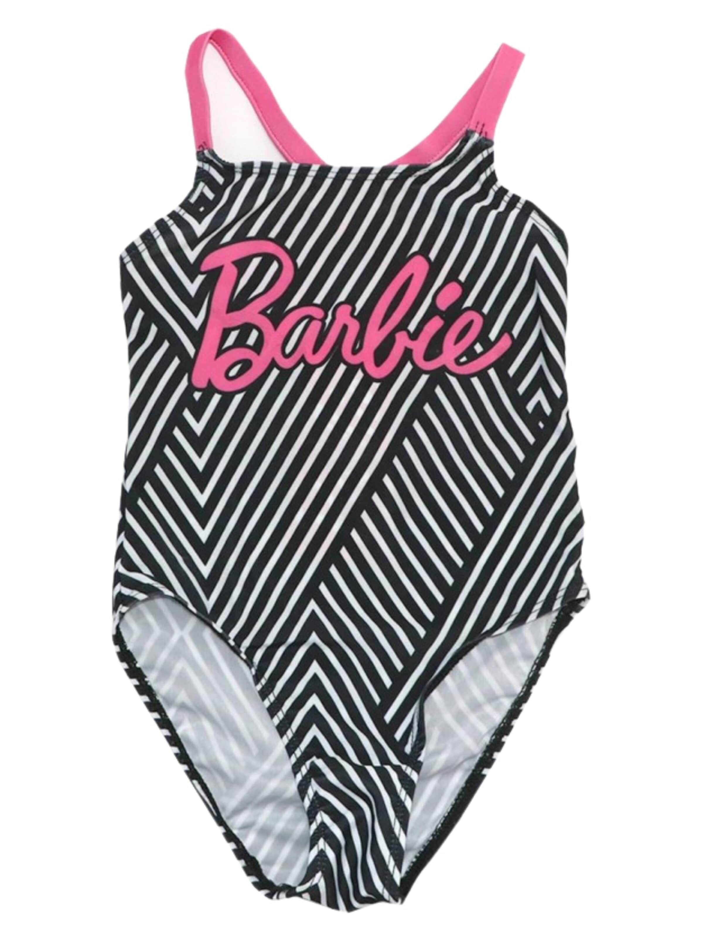 Maillot de bain 'Badeanzug für Mädchen – Barbie' DISNEY en noir : devant
