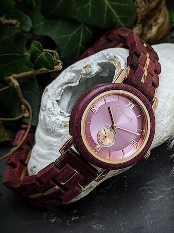 Holzwerk - Reloj analógico 'BRILLON' en oro
