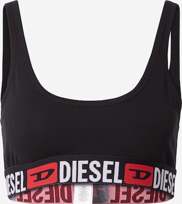 DIESEL Bandeau BH 'UFSB-ORIBA' in Schwarz: predná strana