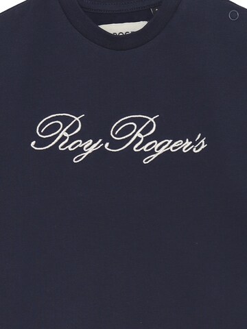 Roy Rogers Sweatshirt 'Fancy Cursive M' in Blau
