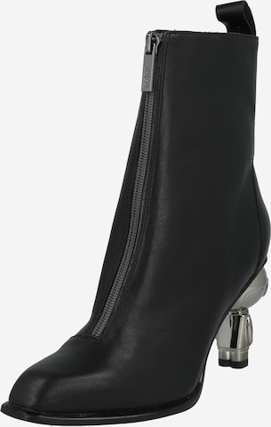 Karl Lagerfeld Kotníkové boty – černá: přední strana