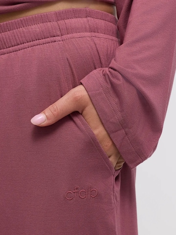 Pantalon de pyjama 'Pyjama Shorts' cfab en violet