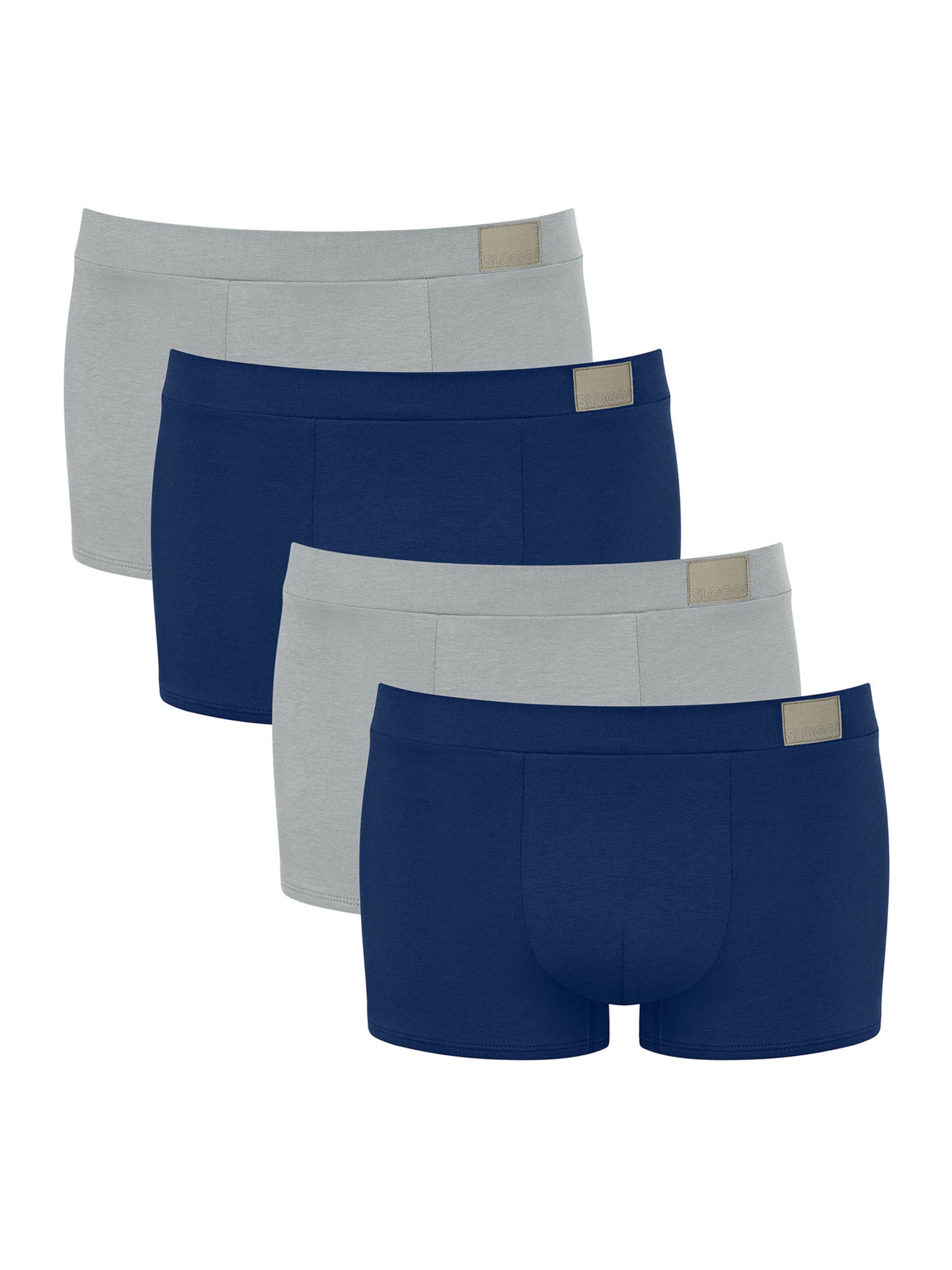 SLOGGI Boxershorts 'GO Natural' in Blau: Vorderseite